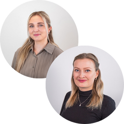 Simona Kovářová a Tereza Hudcová